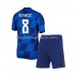 Maglia Croazia Mateo Kovacic 8 Bambino Trasferta Divisa Euro 2024 Manica Corta