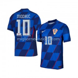 Maglia Croazia Modrić 10 Uomo Trasferta Divisa Euro 2024 Manica Corta