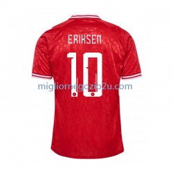 Maglia Danimarca Eriksen 10 Uomo Casa Divisa Euro 2024 Manica Corta