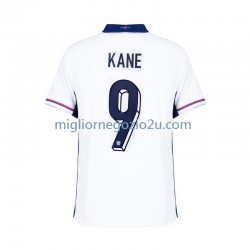 Maglia Inghilterra Harry Kane 9 Uomo Casa Divisa Euro 2024 Manica Corta