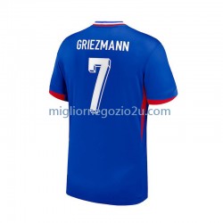 Maglia Francia Antoine Griezmann 7 Uomo Casa Divisa Euro 2024 Manica Corta