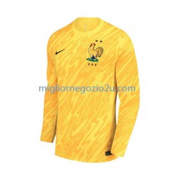 Maglia Francia Portiere Uomo Casa Divisa Euro 2024 Manica Corta