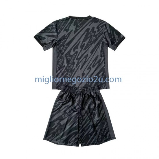 Maglia Francia Portiere Bambino Trasferta Divisa Euro 2024 Manica Corta