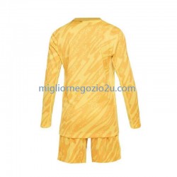 Maglia Francia Portiere Bambino Casa Divisa Euro 2024 Manica Lunga