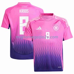 Maglia Germania Toni Kroos Uomo Trasferta Divisa Euro 2024 Manica Corta