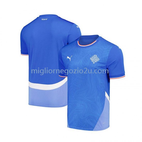 Maglia Islanda Uomo Casa Divisa 2024 Manica Corta