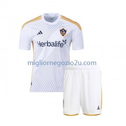 Maglia Los Angeles Galaxy Bambino Casa Divisa 2024 Manica Corta