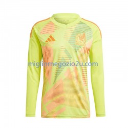Maglia Messico Portiere Uomo Trasferta Divisa Euro 2024 Manica Lunga