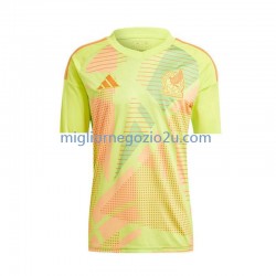 Maglia Messico Portiere Uomo Trasferta Divisa Euro 2024 Manica Corta