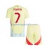 Maglia Spagna Alvaro Morata 7 Bambino Trasferta Divisa Euro 2024 Manica Corta