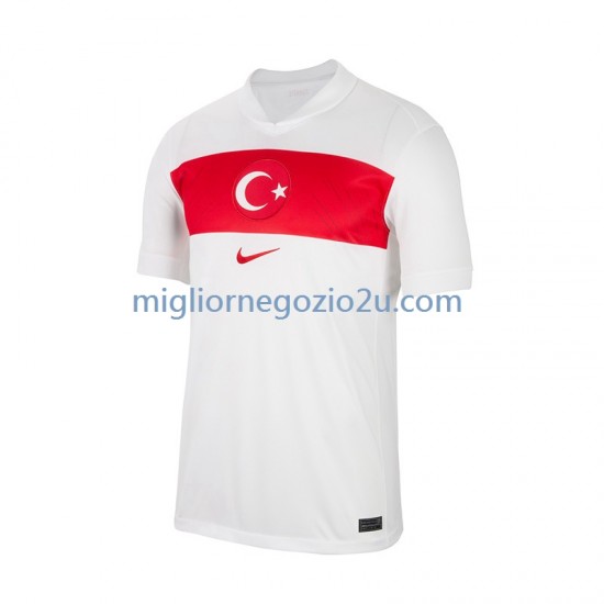 Maglia Turchia Uomo Casa Divisa Euro 2024 Manica Corta