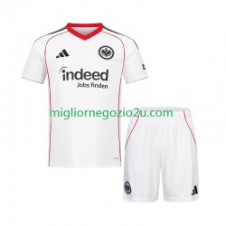 Maglia Eintracht Frankfurt Bambino Trasferta Divisa 2025-2026 Manica Corta