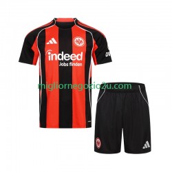 Maglia Eintracht Frankfurt Bambino Casa Divisa 2025-2026 Manica Corta