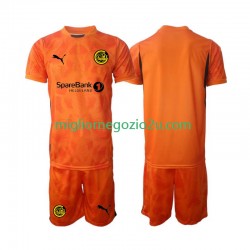 Maglia FK Bodø/Glimt Portiere Bambino Trasferta Divisa 2025 Manica Corta