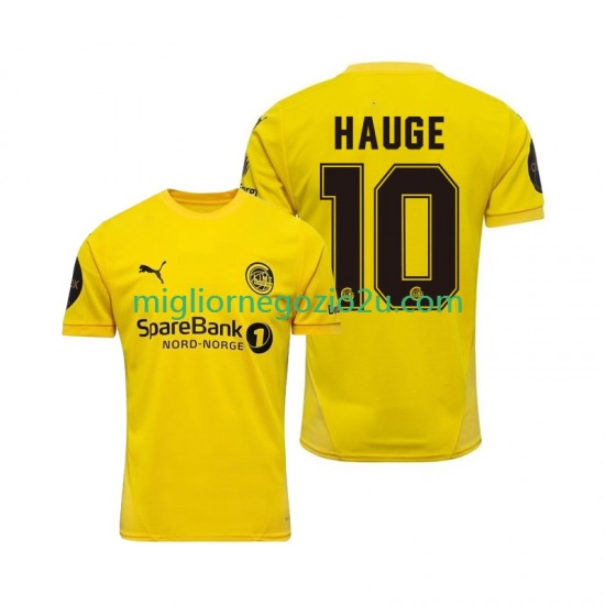 Maglia FK Bodø/Glimt Jens Petter Hauge 10 Uomo Casa Divisa 2025 Manica Corta
