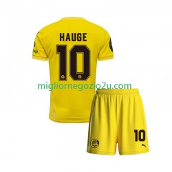 Maglia FK Bodø/Glimt Jens Petter Hauge 10 Bambino Casa Divisa 2025 Manica Corta