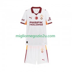 Maglia Galatasaray Bambino Trasferta Divisa 2025-2026 Manica Corta