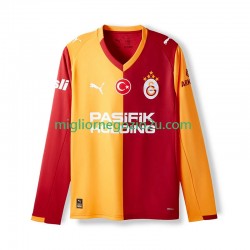 Maglia Galatasaray Uomo Casa Divisa 2025-2026 Manica Lunga