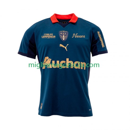 Maglia RC Lens Sainte-Barbe Uomo Quarta Divisa 2025-2026 Manica Corta