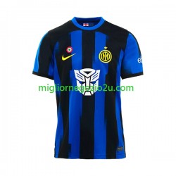 Maglia AC Milan Transformers Uomo Casa Divisa 2023-2024 Manica Corta