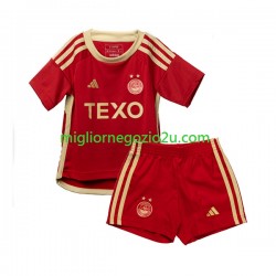 Maglia Aberdeen Bambino Casa Divisa 2023-2024 Manica Corta