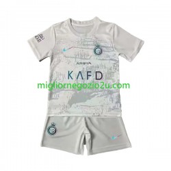 Maglia Al-Nassr Bambino Terza Divisa 2023-2024 Manica Corta