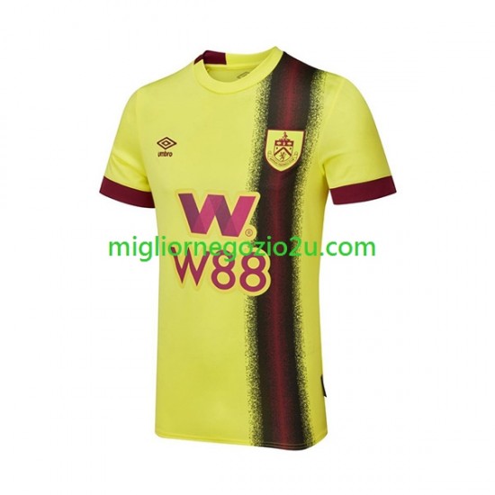 Maglia Burnley Uomo Trasferta Divisa 2023-2024 Manica Corta