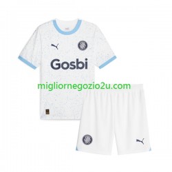 Maglia Girona Bambino Trasferta Divisa 2023-2024 Manica Corta