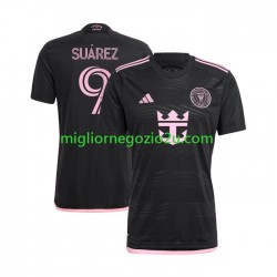 Maglia Inter Miami Suárez Luis 9 Uomo Trasferta Divisa 2024 Manica Corta