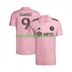 Maglia Inter Miami Suárez Luis 9 Uomo Casa Divisa 2023-2024 Manica Corta