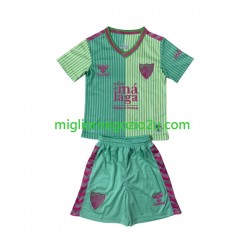 Maglia Málaga CF Bambino Terza Divisa 2023-2024 Manica Corta