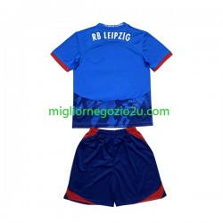 Maglia RB Leipzig Bambino Terza Divisa 2023-2024 Manica Corta