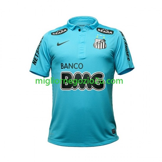 Maglia Santos FC Neymar JR 11 -2012 Retro Uomo Terza Divisa 2011 Manica Corta