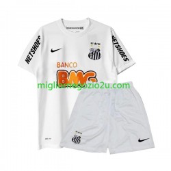 Maglia Santos FC -2012 Retro Bambino Casa Divisa 2011 Manica Corta
