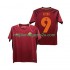 Maglia AS Roma DZEKO 9 2017-2018 Retro Uomo Casa Divisa Manica Corta