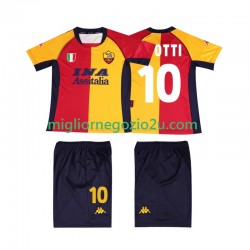 Maglia AS Roma TOTTI 10 2001 Retro Bambino Casa Divisa Manica Corta