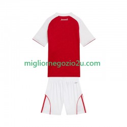 Maglia Arsenal Bambino Casa Divisa 2025-2026 Manica Corta