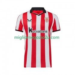 Maglia Athletic Bilbao Uomo Casa Divisa 2025-2026 Manica Corta