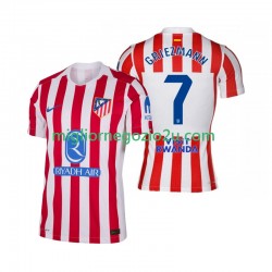 Maglia Atlético Madrid Antoine Griezmann 7 Uomo Casa Divisa 2025-2026 Manica Corta