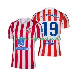 Maglia Atlético Madrid Julian Alvarez 19 Uomo Casa Divisa 2025-2026 Manica Corta
