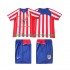 Maglia Atlético Madrid 2005 Retro Bambino Casa Divisa 2004 Manica Corta