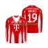 Maglia FC Bayern München Alphonso Davies 19 Uomo Casa Divisa 2025-2026 Manica Lunga