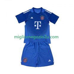 Maglia FC Bayern München Portiere Bambino Trasferta Divisa 2025-2026 Manica Corta