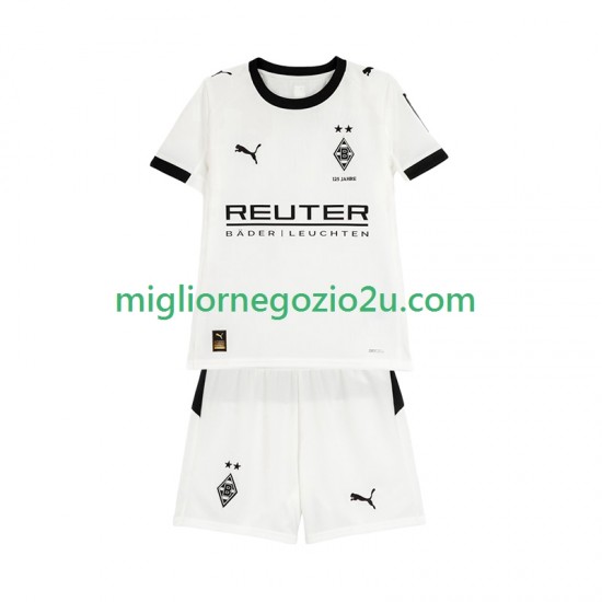 Maglia Russia Bo Monchengladbach Bambino Casa Divisa 2025-2026 Manica Corta