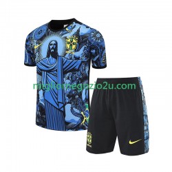 Brasile JESUS Football Shirts Bambino Casa Divisa 2024-2025 Manica Corta