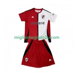 Maglia CA River Plate Bambino Terza Divisa 2024-2025 Manica Corta