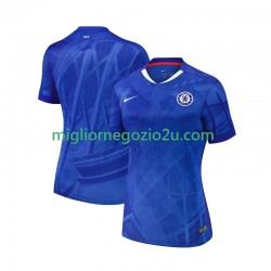 Maglia Chelsea Donna Casa Divisa 2025-2026 Manica Corta