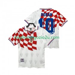 Maglia Croazia BOBAN 10 Retro Uomo Casa Divisa 1998 Manica Corta