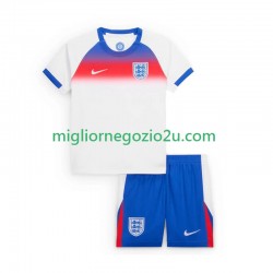 Maglia Inghilterra Bambino Casa Divisa 2025 Manica Corta