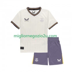Maglia Everton Bambino Terza Divisa 2024-2025 Manica Corta